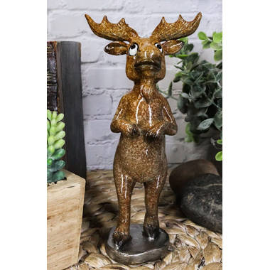 Cabin Fever Moose Garden Statue